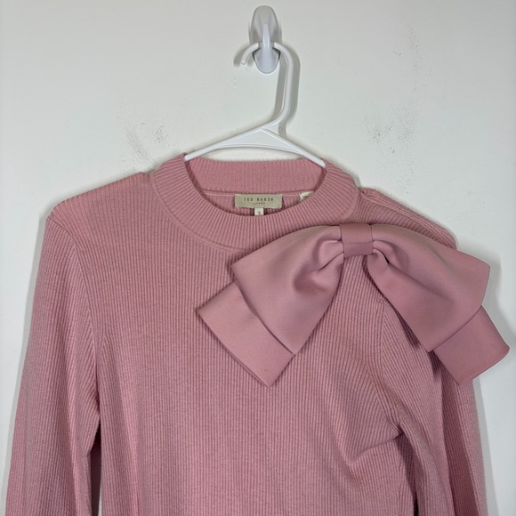 Ted Baker Nehru Bow Sweater Size 3 or US 8 - Picture 5 of 11